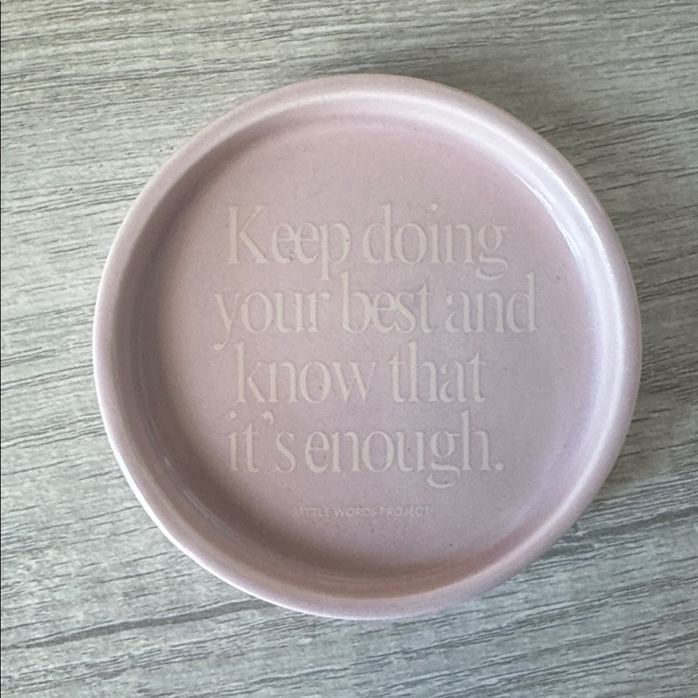 Little Words Project Jewelry Dish